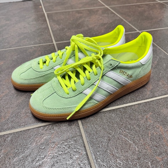 Adidas Handball Spezial Sneakers Solar Yellow Cloud White Gold Metallic 8.5 - Picture 13 of 13